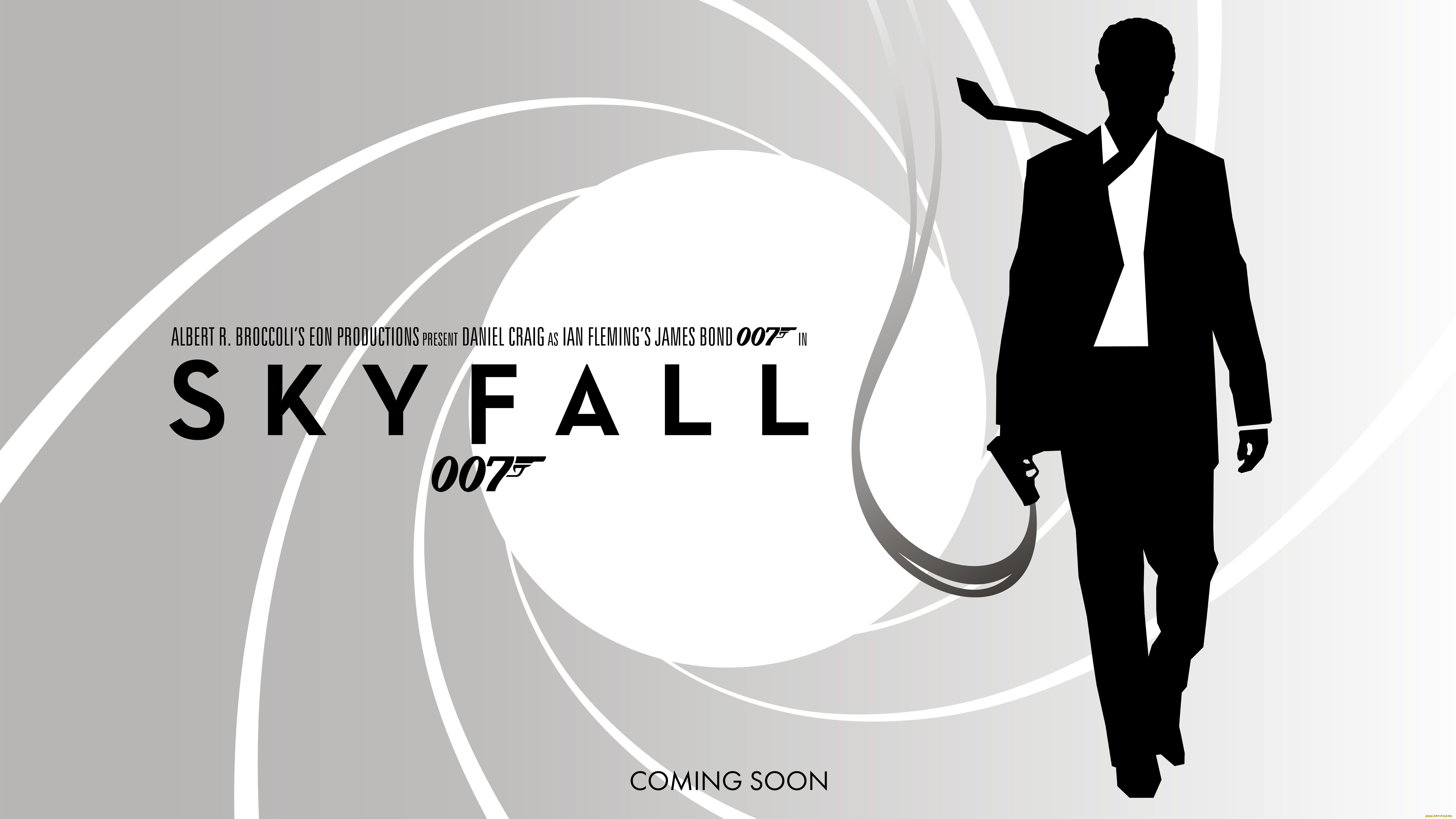 007 Координаты Скайфолл Постер